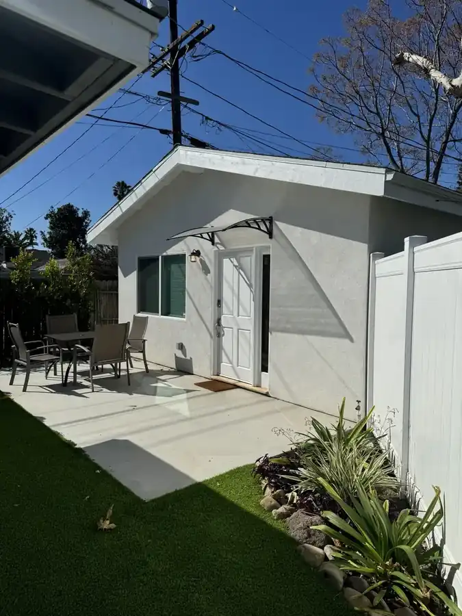 ADU entry and patio by OD Building Development