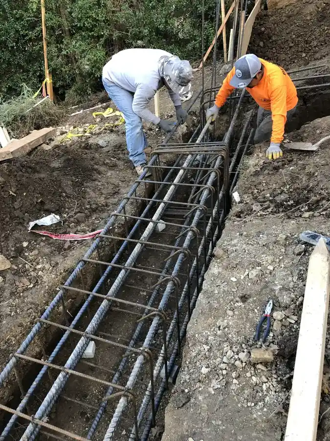 Room addition footing ready for inspection